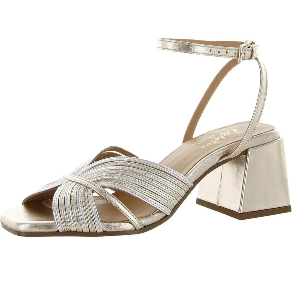 Seychelles Tender Metallic‎ Leather Sandals – Gold/Silver – Size 11 – New in Box